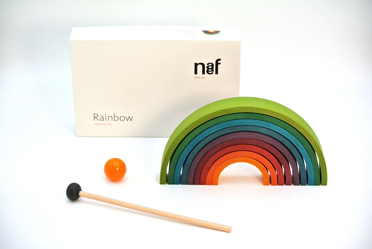 ネフ社アークレインボーnaef Rainbow 積み木スイス製
