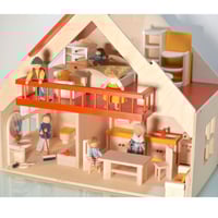 RUELKE/リュルケ社　バルコニー付きの家 赤