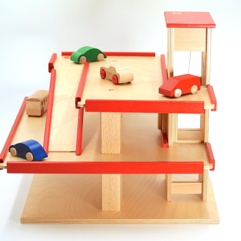 Beck/ベック社 立体駐車場車付きセット(リフト付き) | Toy-Toy Beck/ベック社 立体駐車場車付きセット(リフト付き) | Toy-Toy