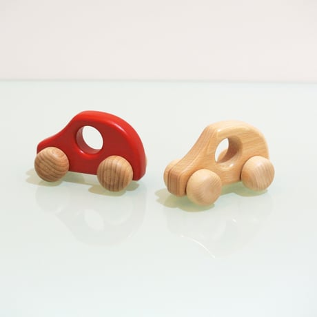 Keller/ケラー社　PKW（ペーカーヴェー）ミニ　白木＆赤セット