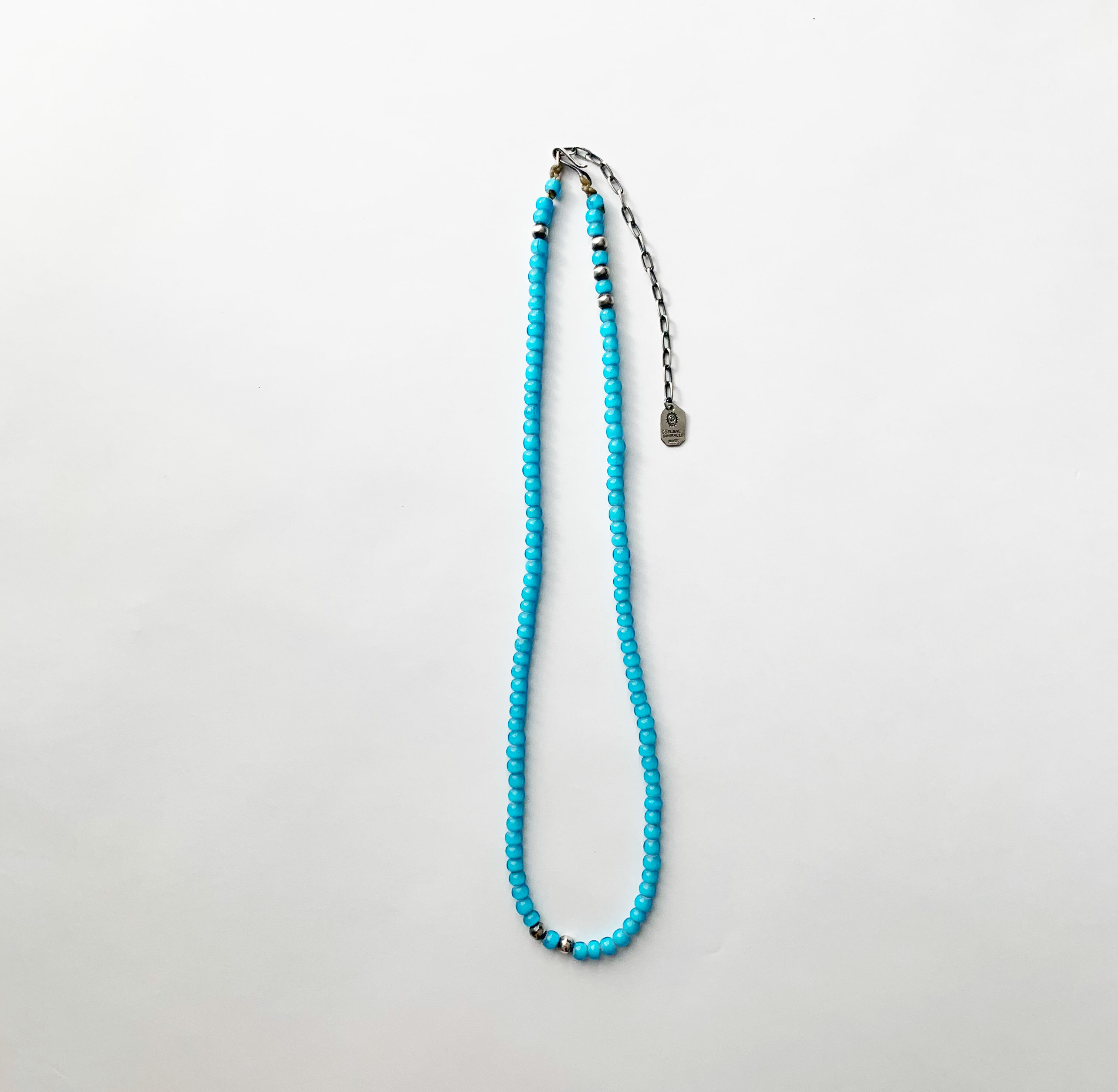 Glass Beads Necklace by OK123! blue | SHOP OK123