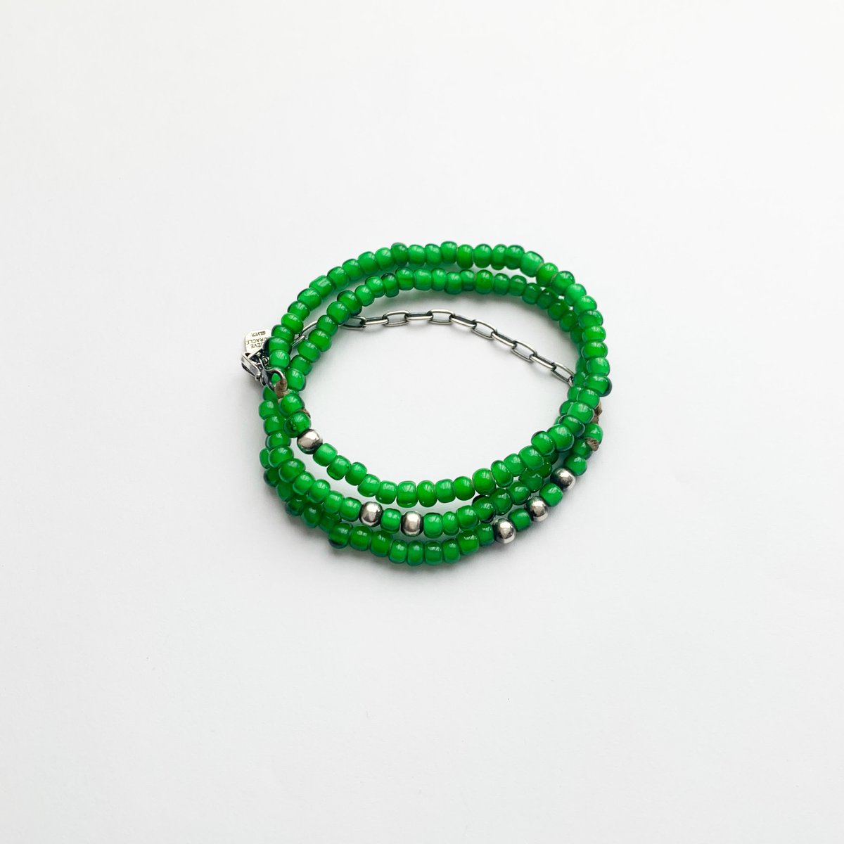 Glass Beads Necklace by OK123! green | SHOP OK123