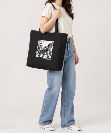 いつかの交差点トート　BLACK