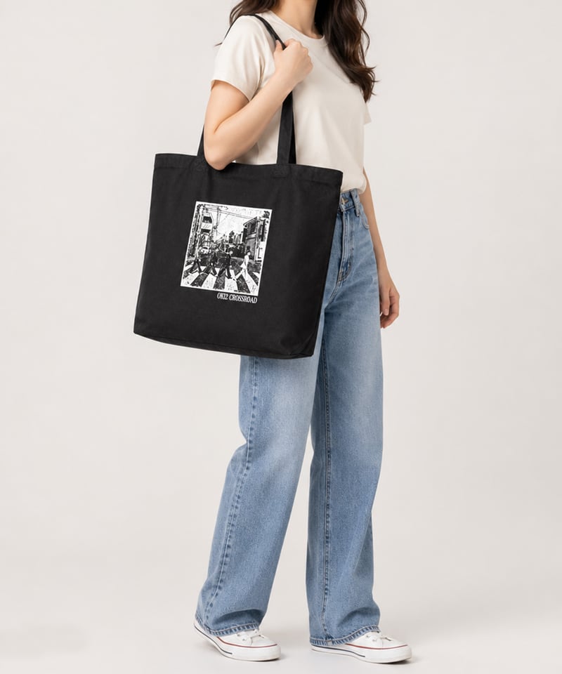 いつかの交差点トート BLACK | SHOP OK123
