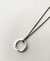 直筆OK123！サイン入り袋付き、Silver Necklace by OK123!  ver 2