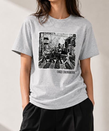 いつかの交差点Tシャツ　GREY