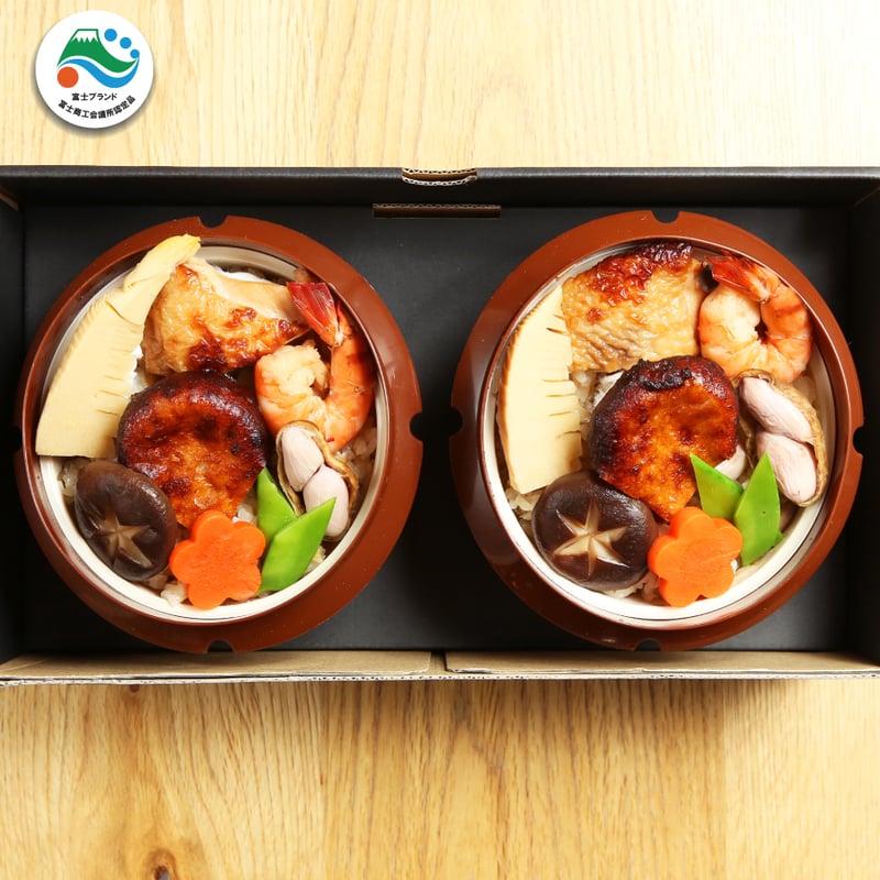 冷凍 地元グルメ釜めしセット（富士の恵）（2個入り） | まさご