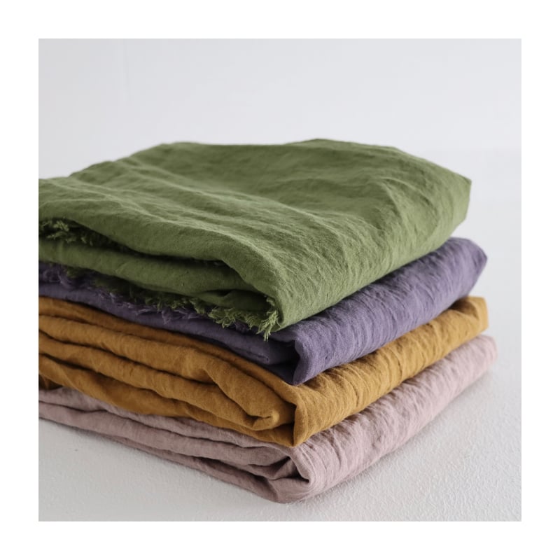 RonHerman リネン100% ピンク ストール SHIBO リネンコットン ツートンショール ピンク | 【公式】工房