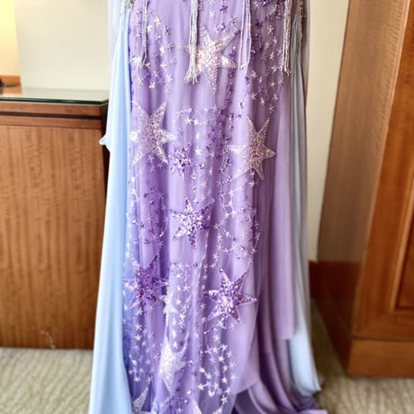 ベリーダンス衣装【Star Lavender】