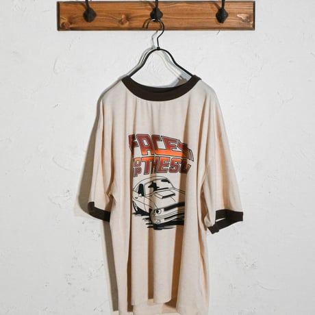 16/TC 天竺カラー杢 リンガーTシャツ