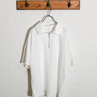 ダンボールニット ハーフZIP Tシャツ
