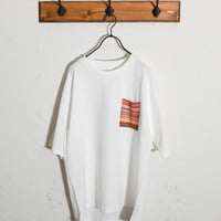 16/天竺バルファスレース ポケットクルーネック