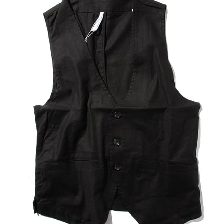 綿麻ストレッチジレベスト