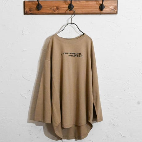 裾ラウンド BIGロングTシャツ