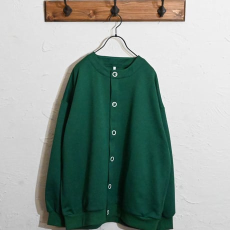 カットカルゼ クルーネックカーディガン