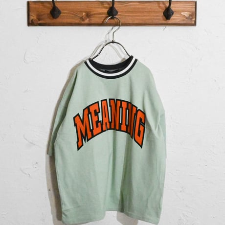 ラインリブ 柄込みTシャツ