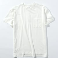 16天竺 ルーズフィットポケットTシャツ