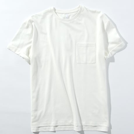 16天竺 ルーズフィットポケットTシャツ