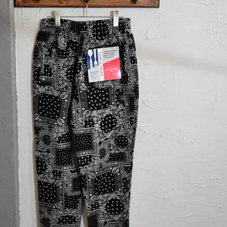 バンダナペイズリーシェフパンツ