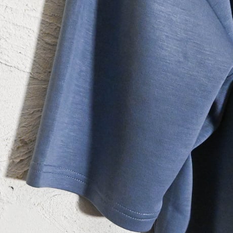 ダンボールニット フェイクレイヤードクルーTシャツ