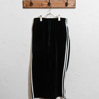 ベロア 脇ライン トラックパンツ