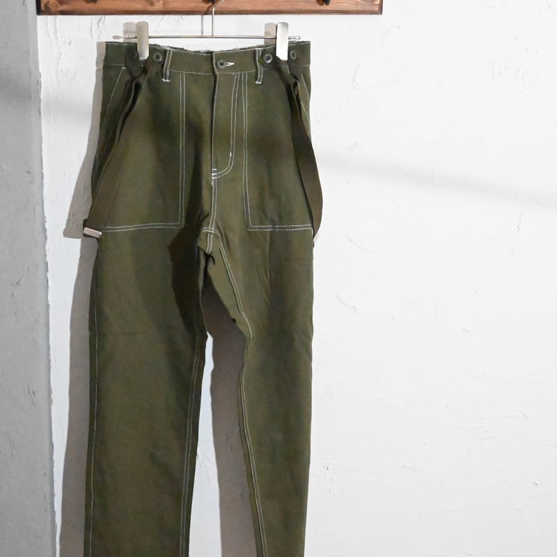 【新品タグ付】SEVENTEN ベーシックパンツ（ダンガリー）S 新品タグ付】SEVENTEN ベーシックパンツ（ダンガリー）S