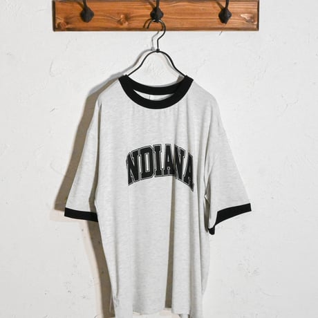 16/TC 天竺カラー杢 リンガーTシャツ(INDIANA)