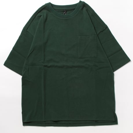 ビッグシルエット無地クルーネックTシャツ(半袖)