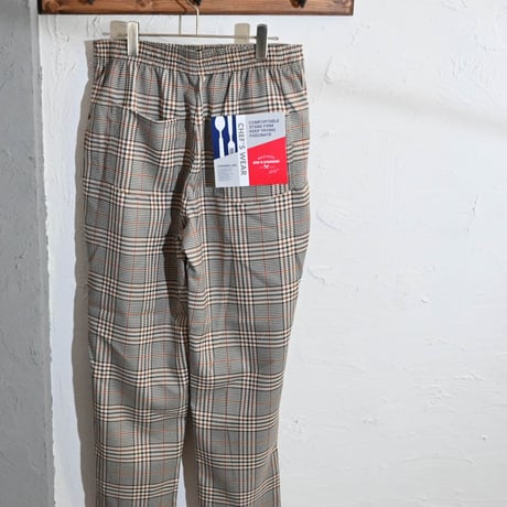 チェックシェフパンツ