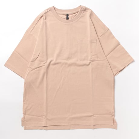 ビッグシルエット無地クルーネックTシャツ(半袖)