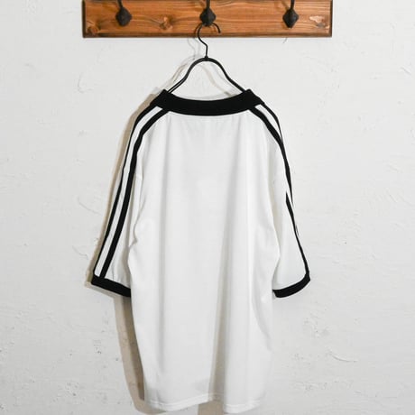 16/TC天竺 ライン入りスキッパーTシャツ