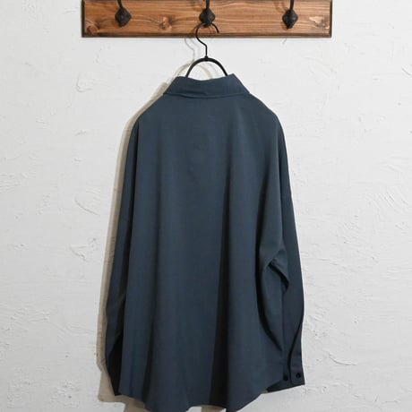 ポリストレッチ ネクタイ付き LSシャツ
