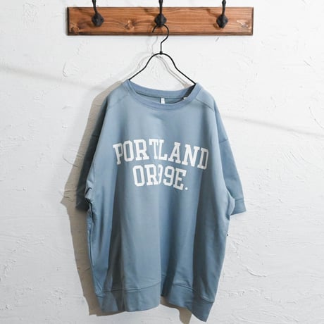 ミニ裏毛BIGサイズ LOGOプリントTシャツ