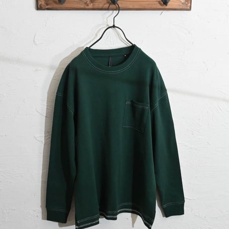 OE 天竺 ステッチング LS-Tシャツ