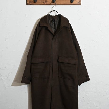 シャギーフェイクウールロングコート
