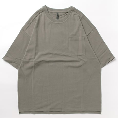 ビッグシルエット無地クルーネックTシャツ(半袖)
