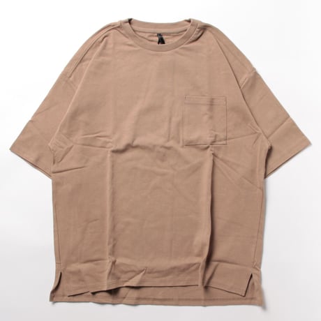 ビッグシルエット無地クルーネックTシャツ(半袖)