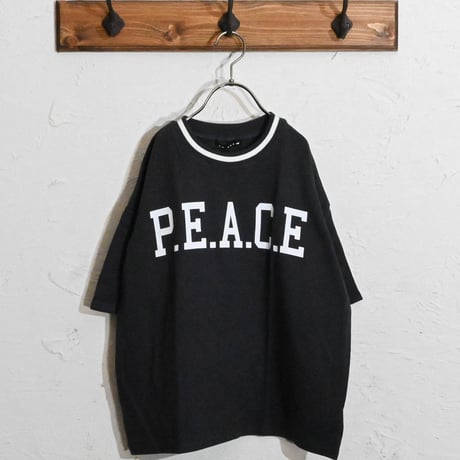 ラインリブ 柄込みTシャツ