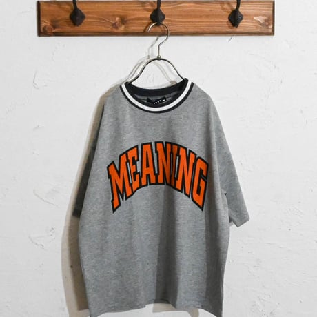 ラインリブ 柄込みTシャツ