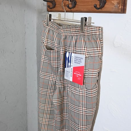 チェックシェフパンツ