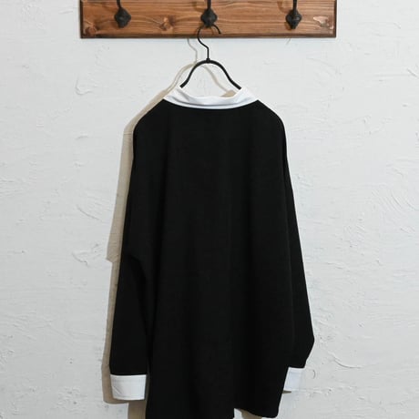 ポリストレッチ クレリックシャツ