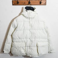 ポリリップストップ 中綿フーテッドジャケット