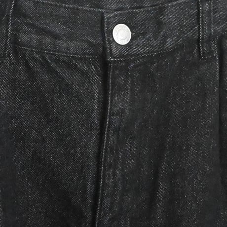デニムピンタック フレアパンツ