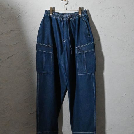 12オンスデニム イージーカーゴパンツ