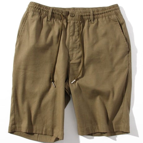 綿麻ストレッチ ショートパンツ