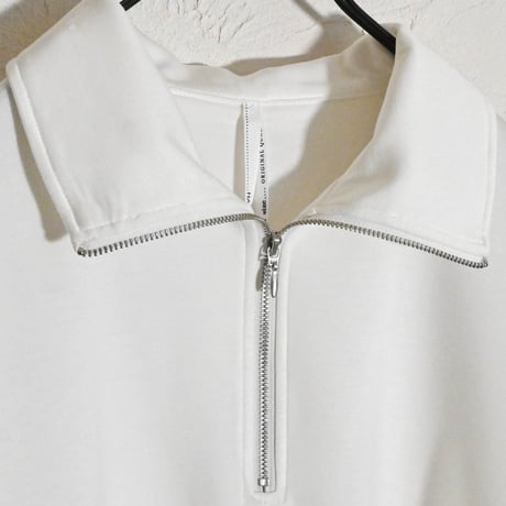 ダンボールニット ハーフZIP Tシャツ