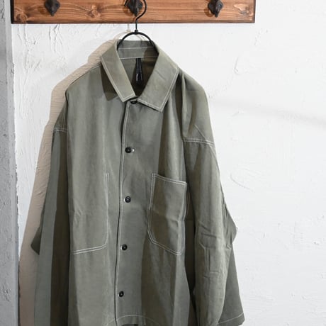 オーバーステッチングシャツ