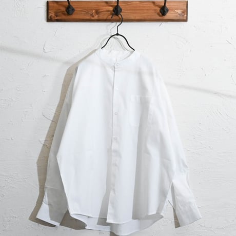 綿ブロードバンドカラービッグシャツ