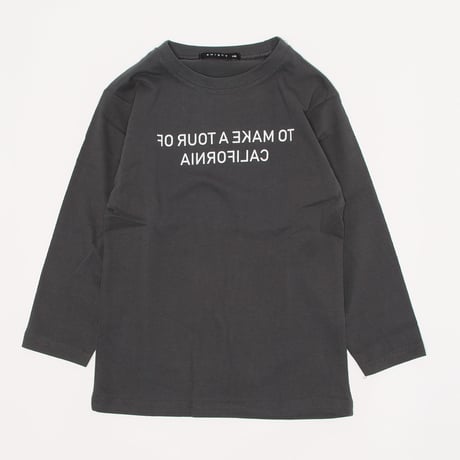 七分袖プリントTシャツ