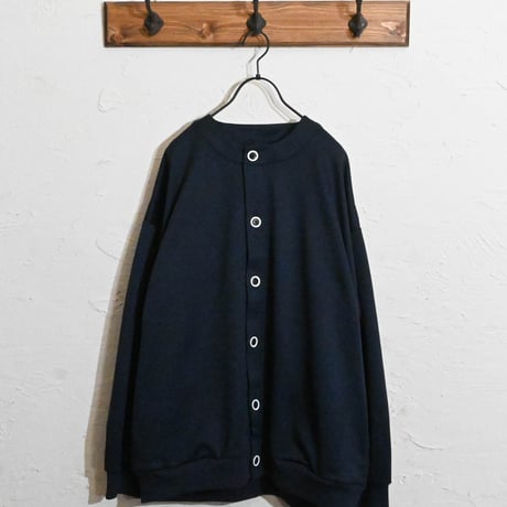 カットカルゼ クルーネックカーディガン